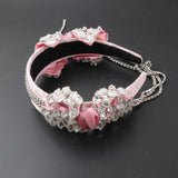 Crystal Floral Fringe Hair Accessories For Ladies Personality Catwalk