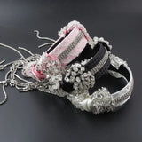 Crystal Floral Fringe Hair Accessories For Ladies Personality Catwalk