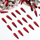 Red Rhinestone Flat Back Strass for DIY Nails