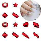 Red Rhinestone Flat Back Strass for DIY Nails