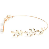 Gold Color Baroque Tiara Headband Bridal Hair Accessories