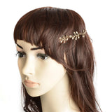 Gold Color Baroque Tiara Headband Bridal Hair Accessories