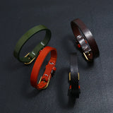 Retro Cowhide Bracelet Men's Jewelry Punk Rock Leather Bracelet