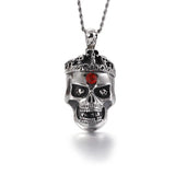Retro Stainless Steel Skull Big Pendant Gothic Jewelry