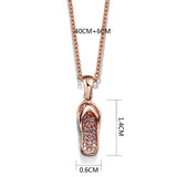 Rose Pendant Charms Necklace for Daughter