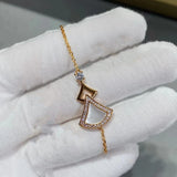 Rose Triangle Stone Bracelet for Women