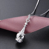 925 Silver Necklace Female Buddha Series Pagoda Pendant