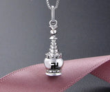 925 Silver Necklace Female Buddha Series Pagoda Pendant