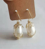 925 Sterling Silver Earrings with Freshwater Pearls for Women
