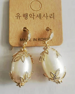 925 Sterling Silver Earrings with Freshwater Pearls for Women