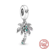 S925 Copper Sea Turtle Charm Beads for Bracelet DIY Jewelry Making