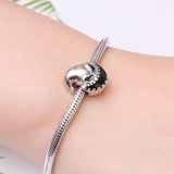 925 Silver Dog Buddy & Paw Dangle Charm Beads for Bracelet DIY Jewelry
