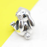 925 Silver Cactus Animal Charm for DIY Jewelry