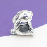 925 Silver Cactus Animal Charm for DIY Jewelry