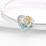 925 Silver Cactus Animal Charm for DIY Jewelry