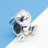 925 Silver Cactus Animal Charm for DIY Jewelry