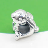 925 Silver Cactus Animal Charm for DIY Jewelry