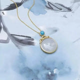 Hetian Smoke Purple Jade Pendant Necklace with Silver Inlay