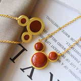 Silver Hetian Chalcedony Animal Pendant Necklace, Zodiac Fairy Jewelry