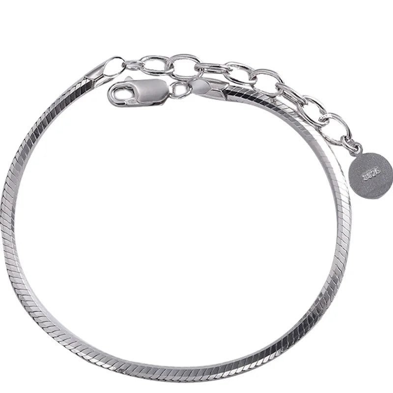 Silver Cold Couple Bracelet S207