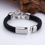 Retro Anchor Leather Bracelet Punk Wind Multi-layer Magic Bracelet