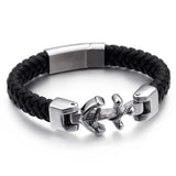 Retro Anchor Leather Bracelet Punk Wind Multi-layer Magic Bracelet