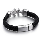 Retro Anchor Leather Bracelet Punk Wind Multi-layer Magic Bracelet