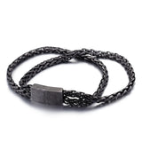 Men's Titanium Steel Geometric Chain Bracelet