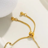 Adjustable Titanium Steel Bracelet for Women, Small Waist Fine Drill Pony Design