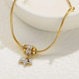 Adjustable Titanium Steel Bracelet for Women, Small Waist Fine Drill Pony Design