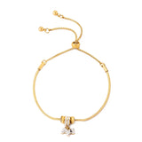 Adjustable Titanium Steel Bracelet for Women, Small Waist Fine Drill Pony Design