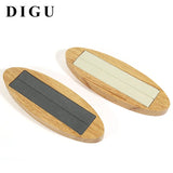 Solid Wood Elastic Ring Tray Display Stand