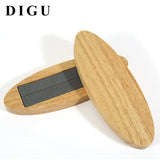 Solid Wood Elastic Ring Tray Display Stand