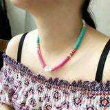 Bohemian Pearl Pendant Necklace Set