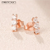 925 Silver Spring Rose Sparkling Studs Earrings for Women