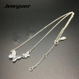 925 Silver Butterfly Pendant Necklace for Women Fine Jewelry NC019