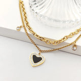 Stainless Steel Tassel Pendant Bracelet Wedding Jewelry