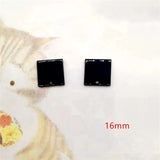100pcs 16mm Square Acrylic Beads DIY Jewelry Earring/Accessory
