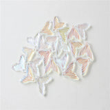 100pcs 20mm Fish Tails Glass Beads DIY Jewelry Earring Accessory