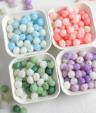 100pcs Cat's Paw Resin Beads DIY Earring Jewelry Accessory