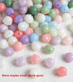 100pcs Cat's Paw Resin Beads DIY Earring Jewelry Accessory