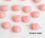 100pcs Cat's Paw Resin Beads DIY Earring Jewelry Accessory