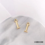 Alphabet Shape Alloy Charms for DIY Jewelry, 104pcs
