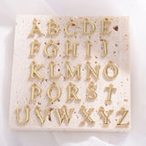 Alphabet Shape Alloy Charms for DIY Jewelry, 104pcs