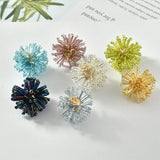 10pcs 25mm Bead Decoration Geometry Balls Flowers Charms DIY Earring Accessory