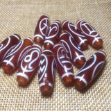 Constellation Totem Red Chalcedony Beads Bracelet