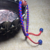 Constellation Totem Red Chalcedony Beads Bracelet