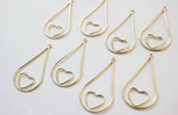 12pcs Copper Floating Locket Charms for DIY Jewelry