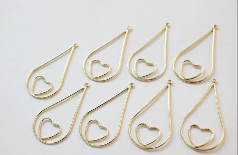 12pcs Copper Floating Locket Charms for DIY Jewelry