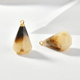 Water Drop Copper Resin Pendants DIY Earrings/Necklace Charms